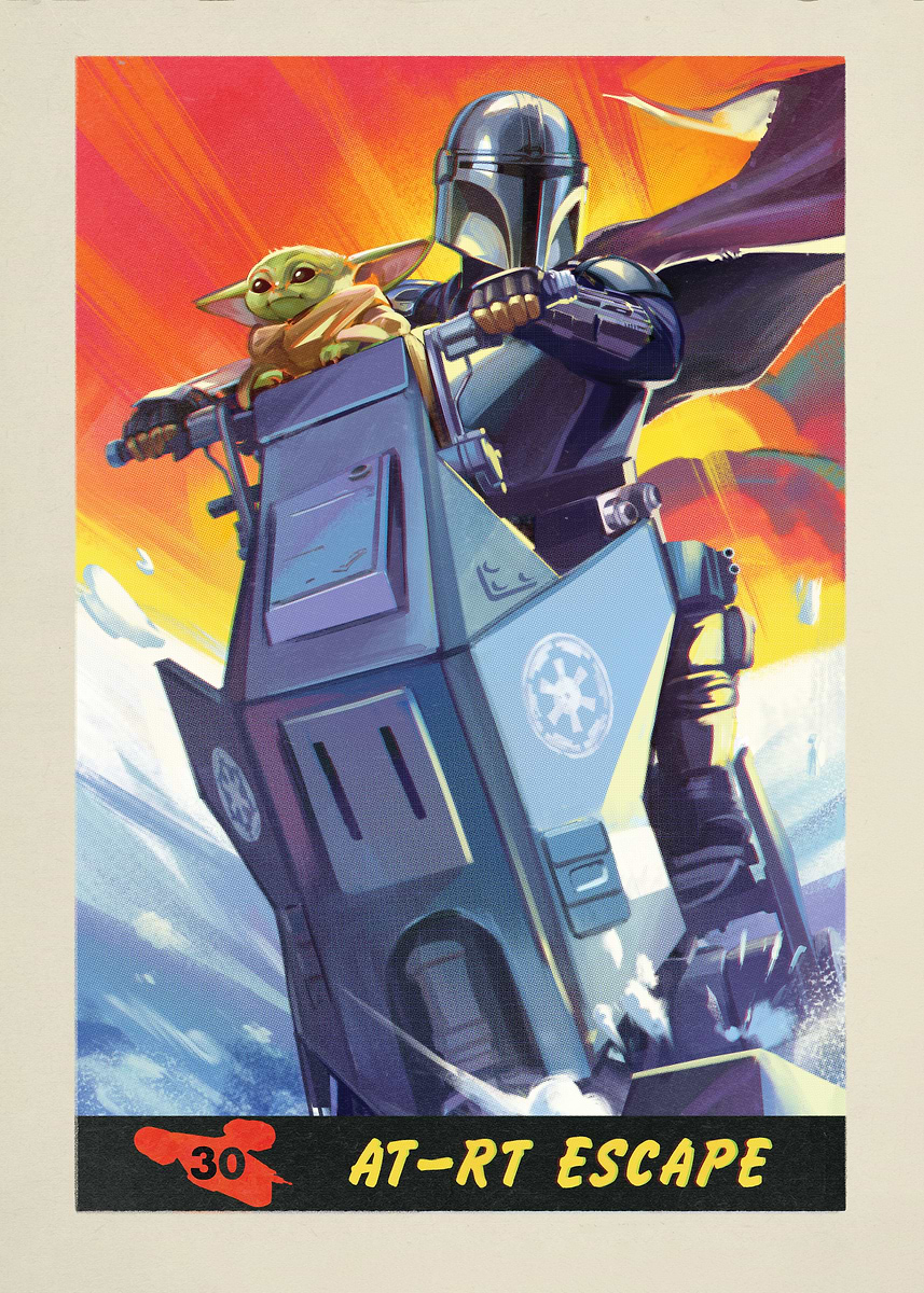AT-RT Escape' Poster, picture, metal print, paint by Star Wars