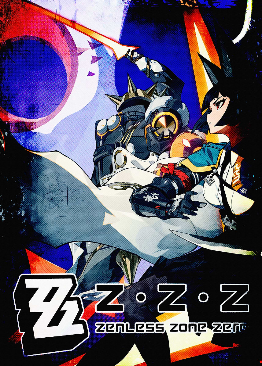 Zzz R64 'Zenless Zone Zero Game Art' Poster, picture, metal print, paint by ...