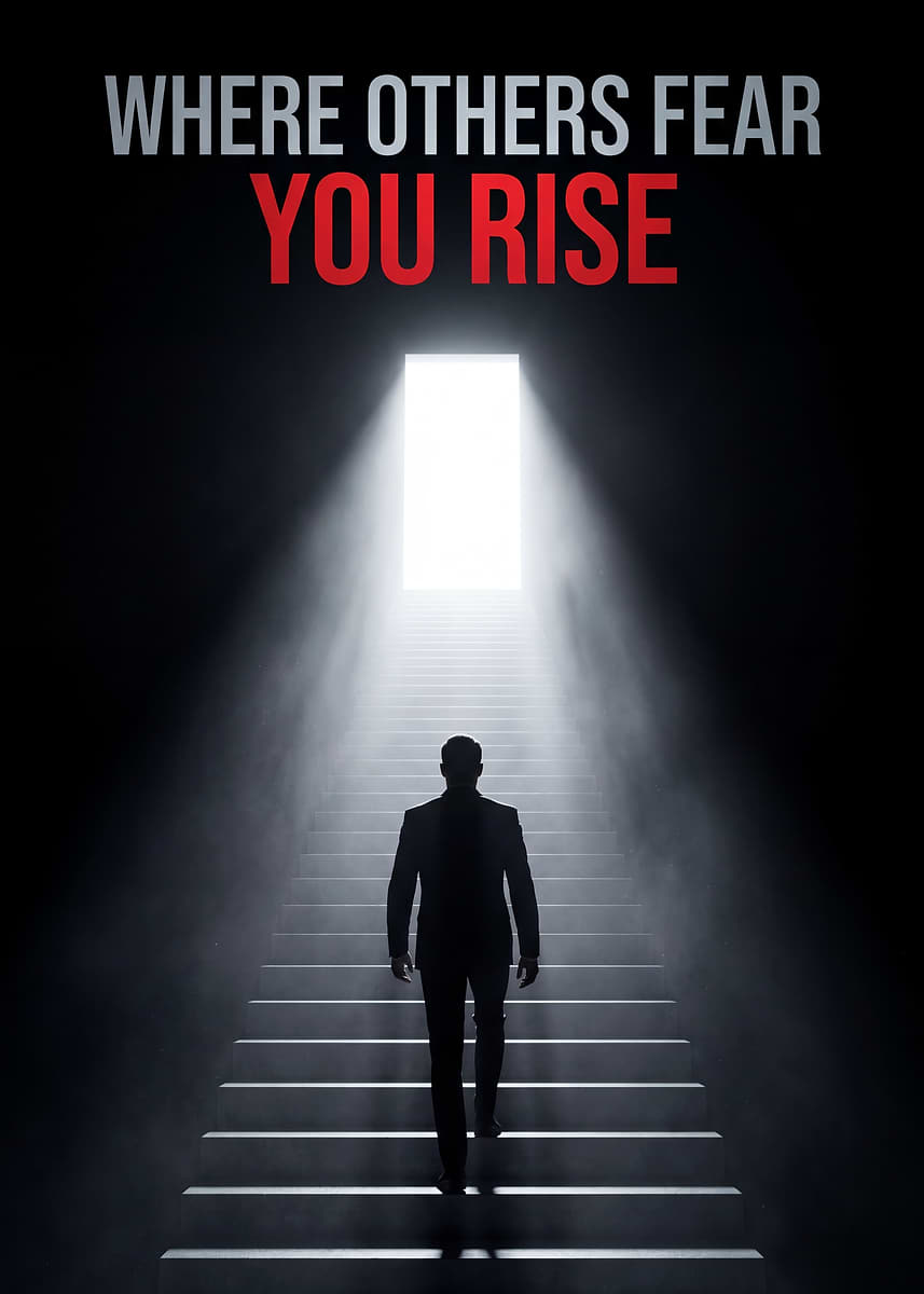Remember To Rise 'Rise Motivational Poster' Poster, picture, metal print, paint by Five ...