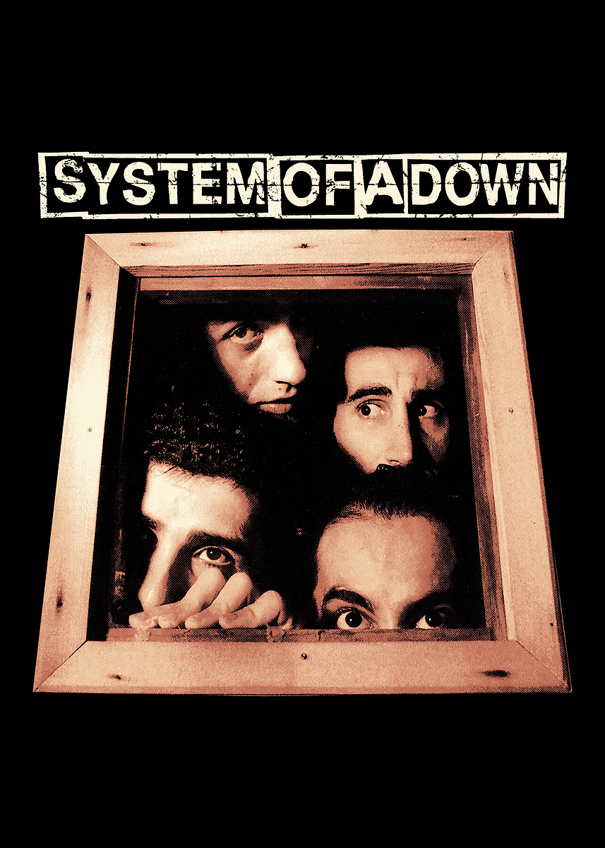 Syod 'System of a Down Band Members' Poster, picture, metal print, paint by ...