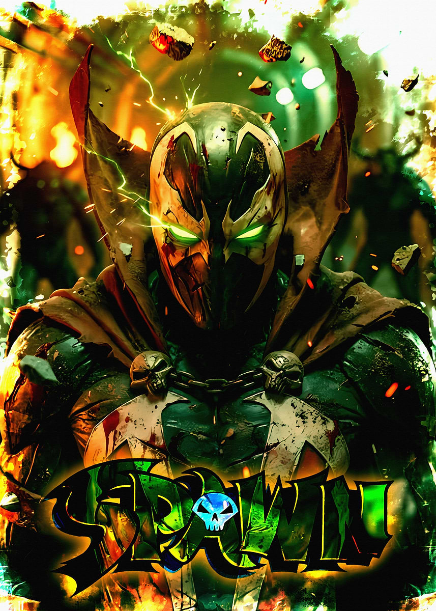 'Spawn Movie Poster' Poster, picture, metal print, paint by dead vomit ...