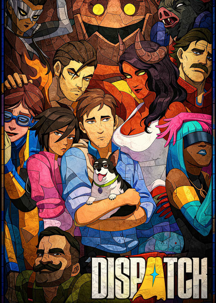 'Dispatch Comic Art Poster' Poster, picture, metal print, paint by ...