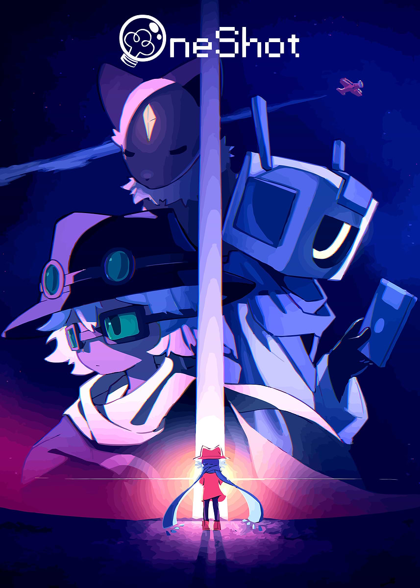 OneShot Game Character Poster' Poster, picture, metal print, paint