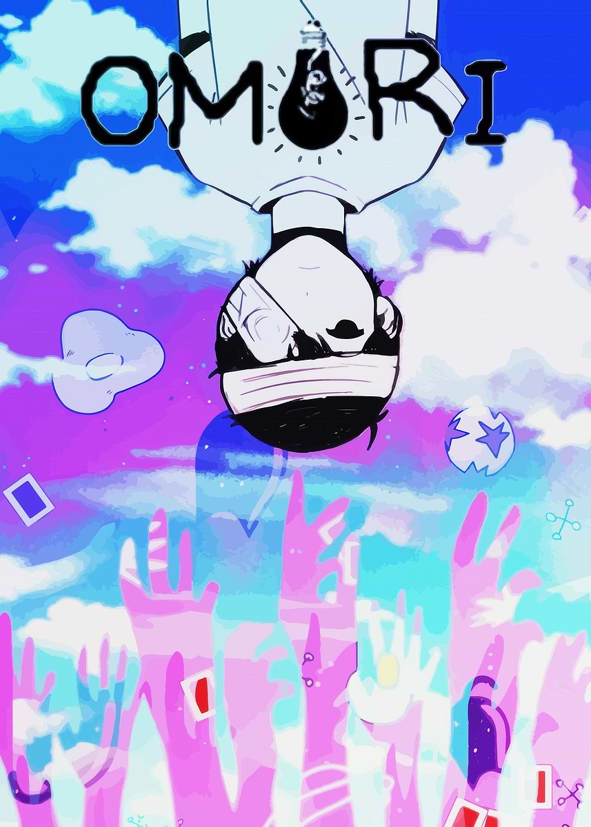 Omori Game Poster' Poster, picture, metal print, paint by War Wer