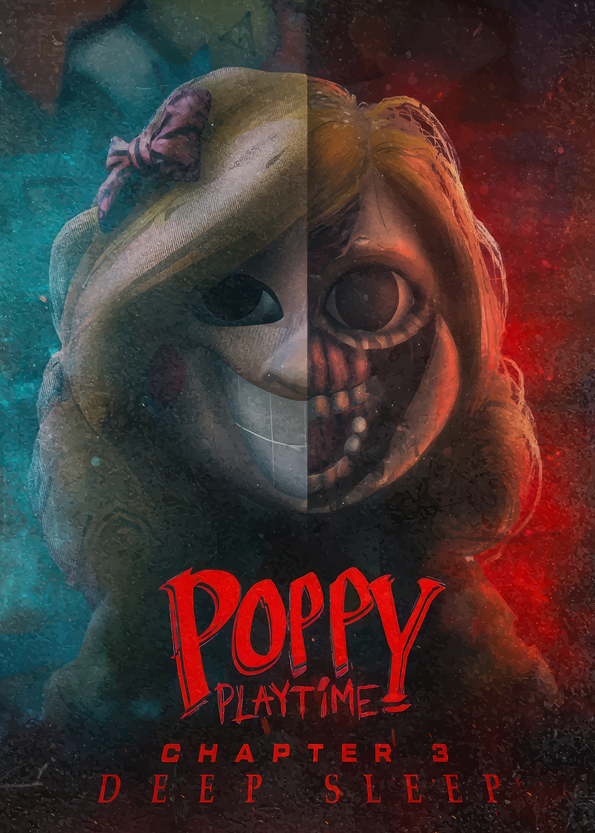 'Poppy Playtime Chapter 3 Deep Sleep Poster' Poster, picture, metal ...