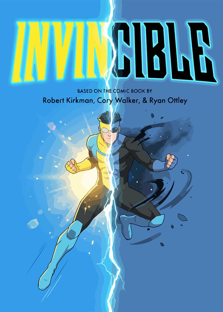 Invincible Custom Covers 'Invincible Comic Book Cover' Poster, picture, metal print, paint by ...