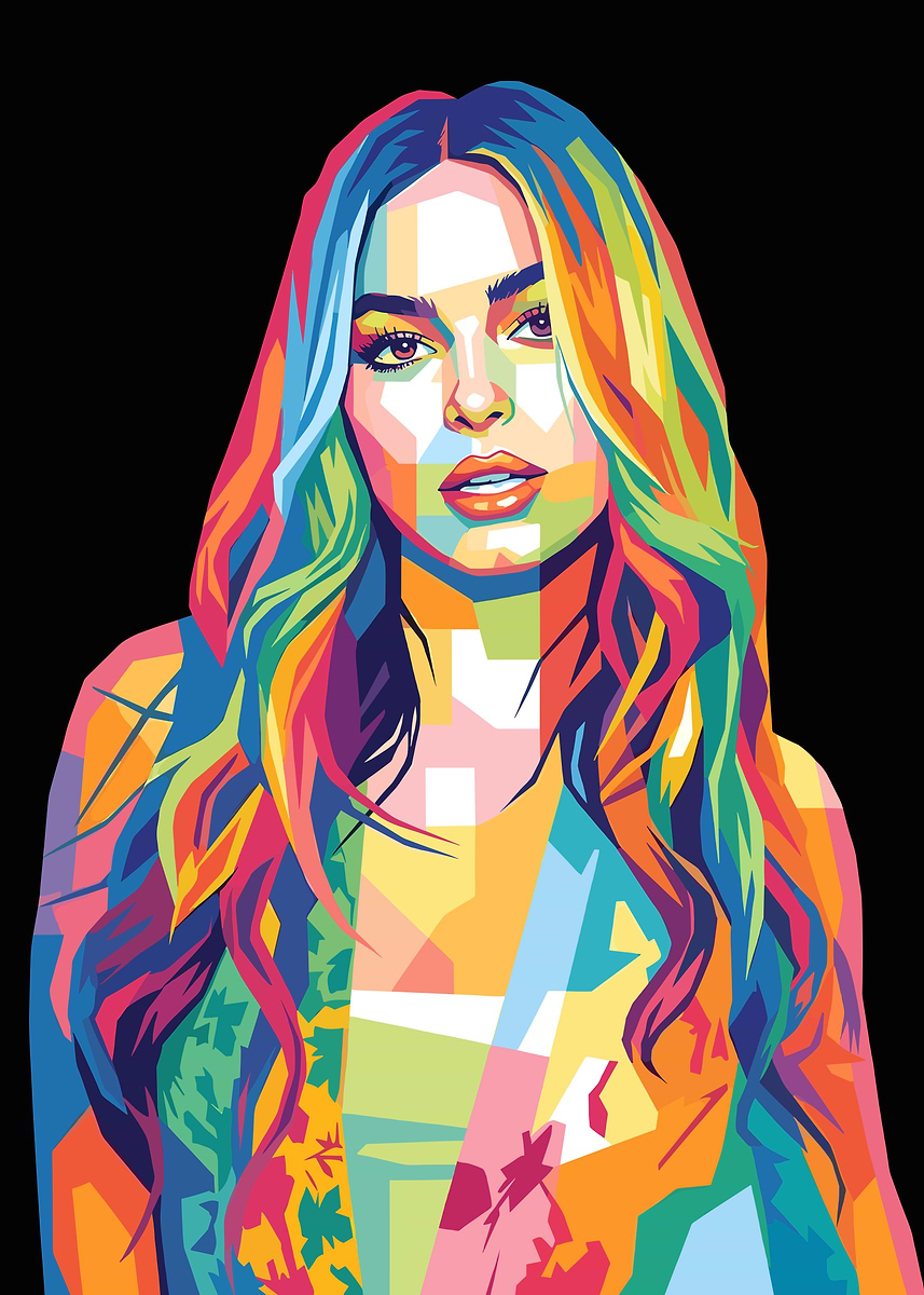 'Addison Rae Pop Art' Poster, picture, metal print, paint by ImSprinkle ...