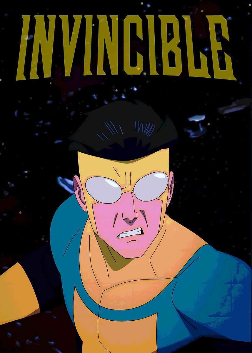 Invincible Spacew Bug 'Invincible in Space' Poster, picture, metal print, paint by jacki dit ...