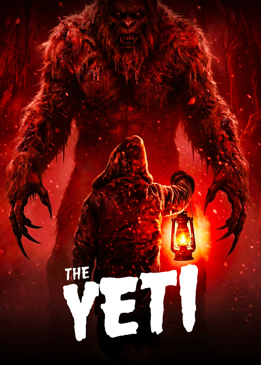 'The Yeti Movie Poster' Poster, picture, metal print, paint by Rabu ...