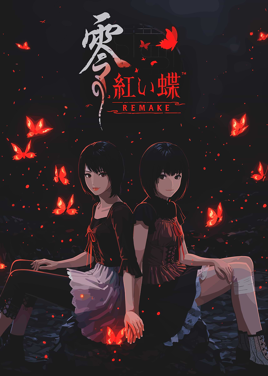 Fatal Frame II: Crimson Butterfly Remake Art' Poster, picture