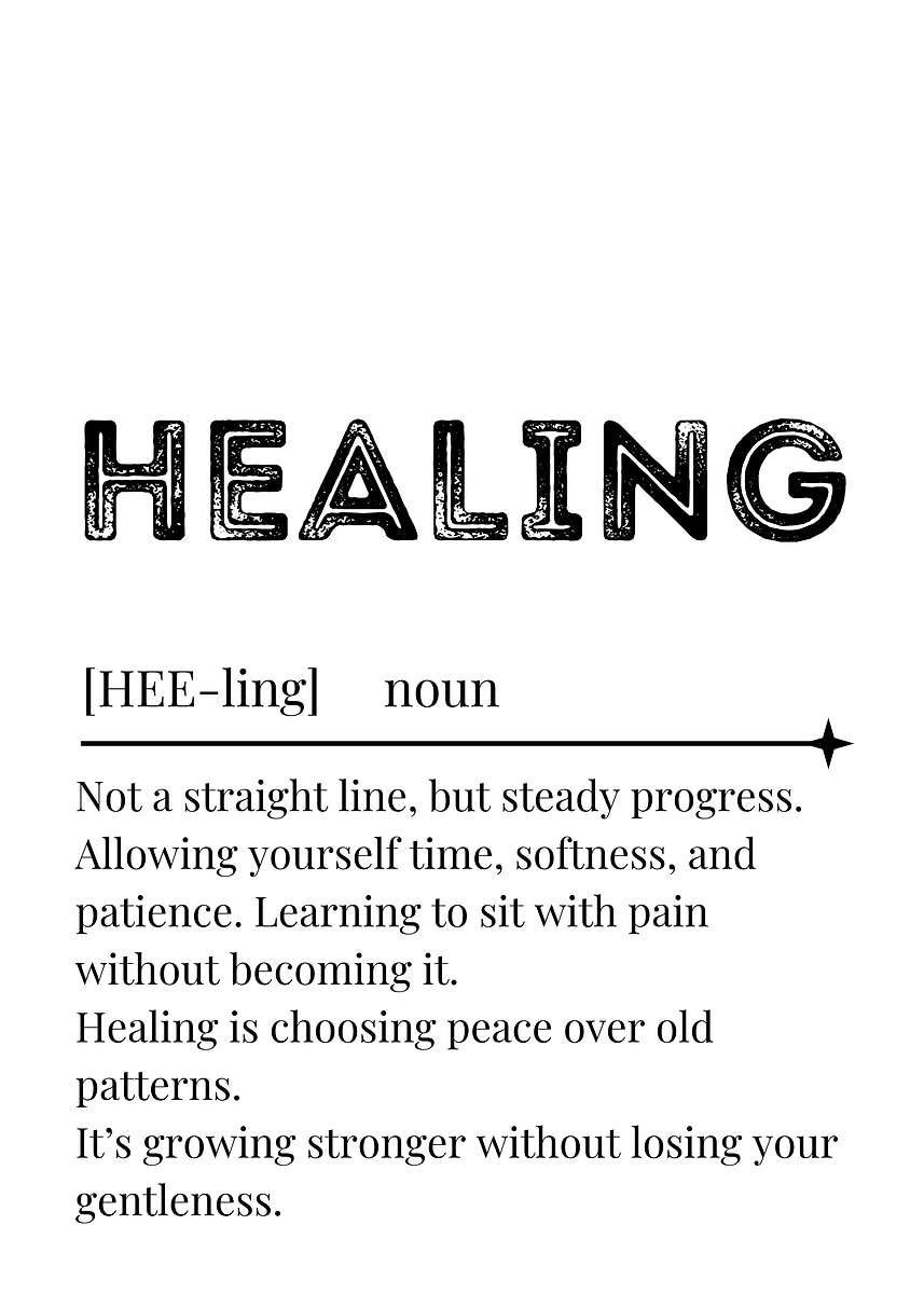 'Definition of Healing' Poster, picture, metal print, paint by Anam ...