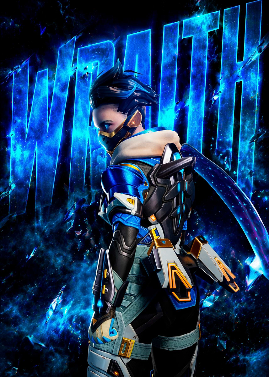 'Wraith from Apex Legends' Poster, picture, metal print, paint by ...