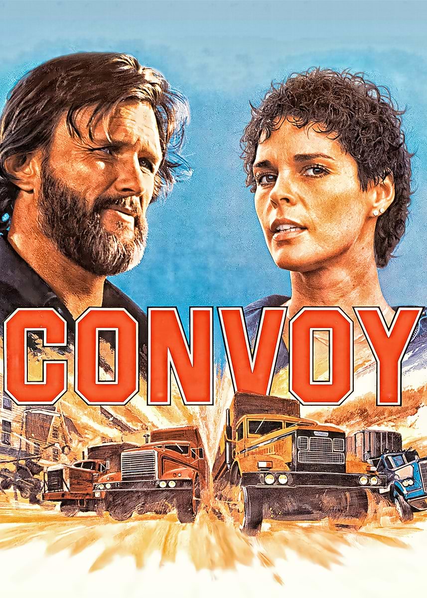Convoy Movie Poster' Poster, picture, metal print, paint by Ryan