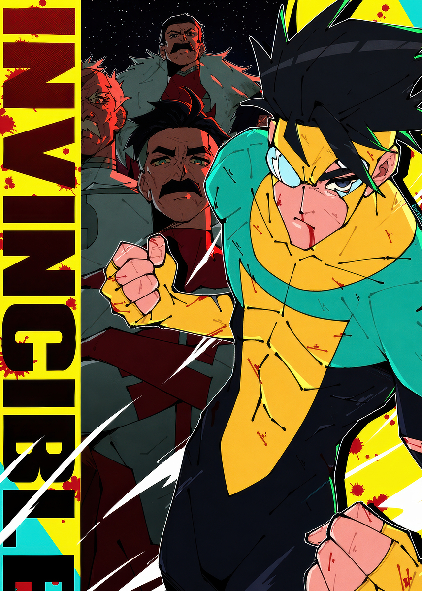 'Invincible Comic Art' Poster, picture, metal print, paint by ...