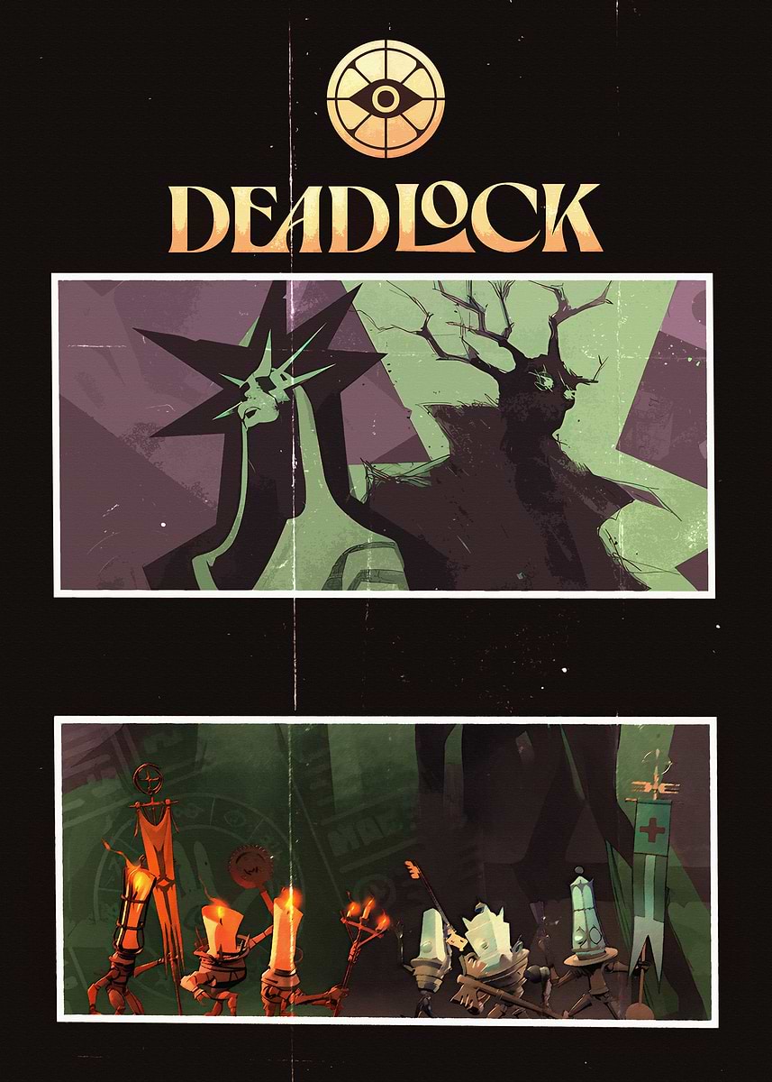 'Deadlock Game Art' Poster, picture, metal print, paint by Alita ...