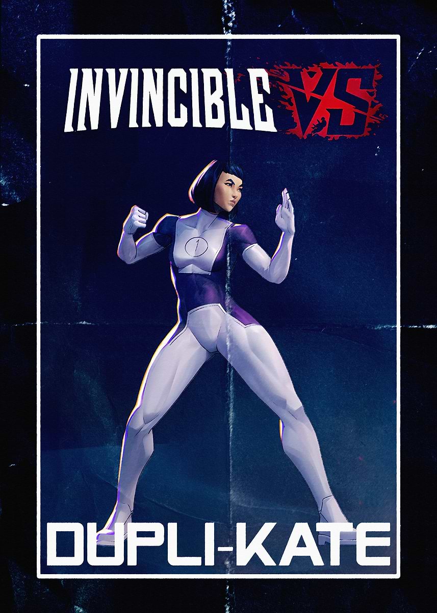 'Dupli-Kate Invincible vs Game Poster' Poster, picture, metal print ...