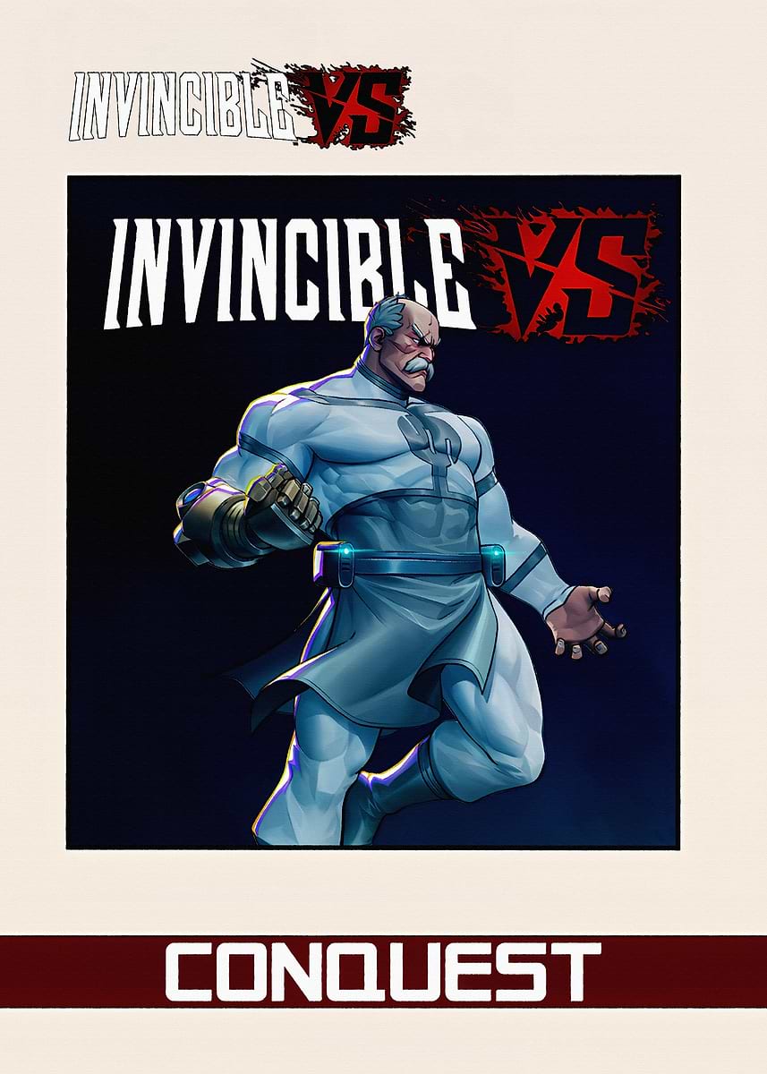 Conquest Invincible vs Game Poster' Poster, picture, metal print