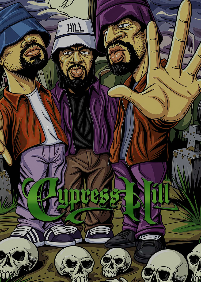 Cypress Hill Album Art' Poster, picture, metal print, paint by