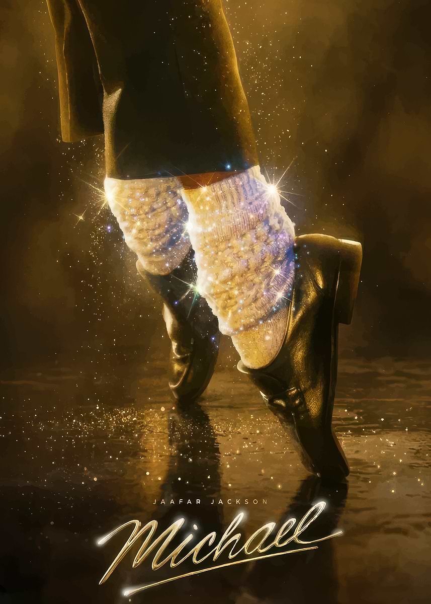 Michael Jackson's Iconic Dance Pose' Poster, picture, metal print