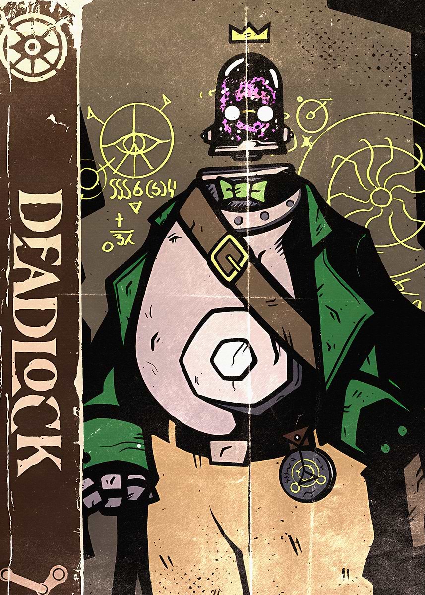 Deadlock Game Art' Poster, picture, metal print, paint by Massage Deadlock Game Art' Poster, picture, metal print, paint by Massage