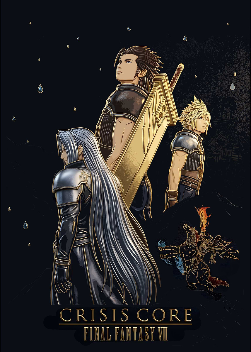 Crisis Core Final Fantasy VII Poster' Poster, picture, metal print