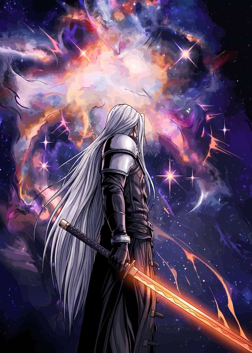 Sephiroth Final Fantasy 7 Poster' Poster, picture, metal print