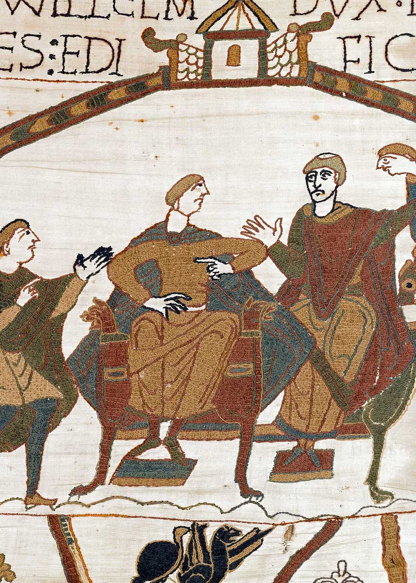 'Duke William Orders ships to be Built Bayeux Tapestry Scene 35' Poster ...