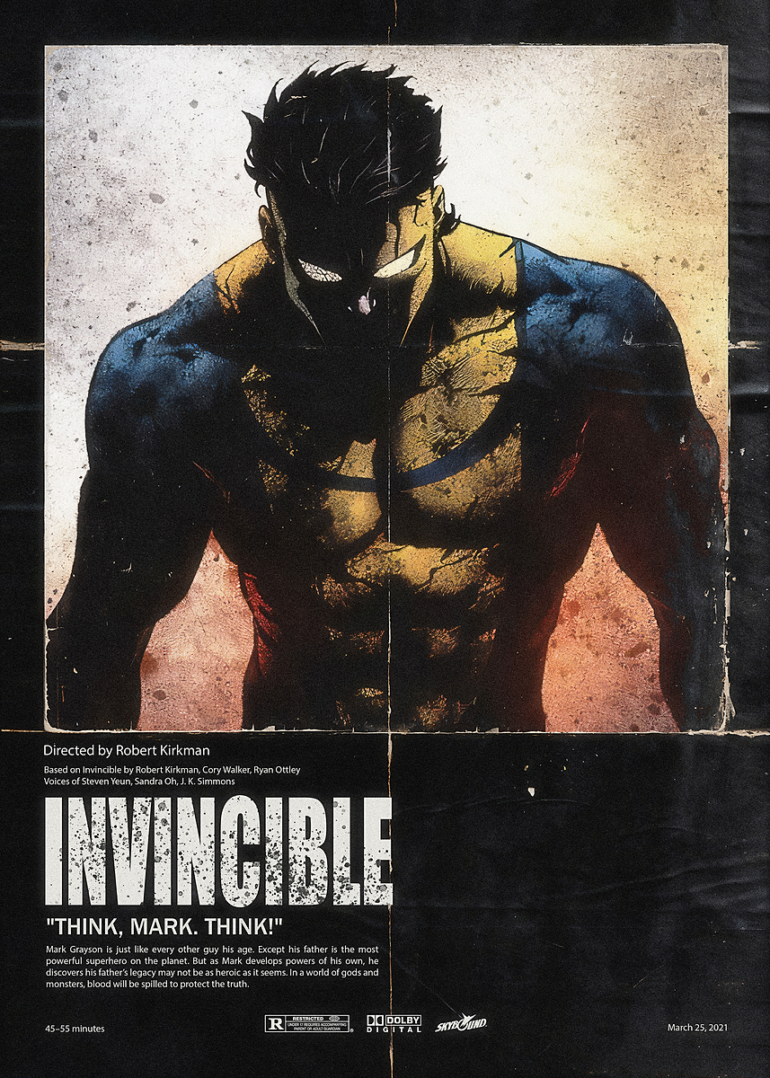 Invinable Poster 'Invincible Comic Poster' Poster, picture, metal print, paint by ...