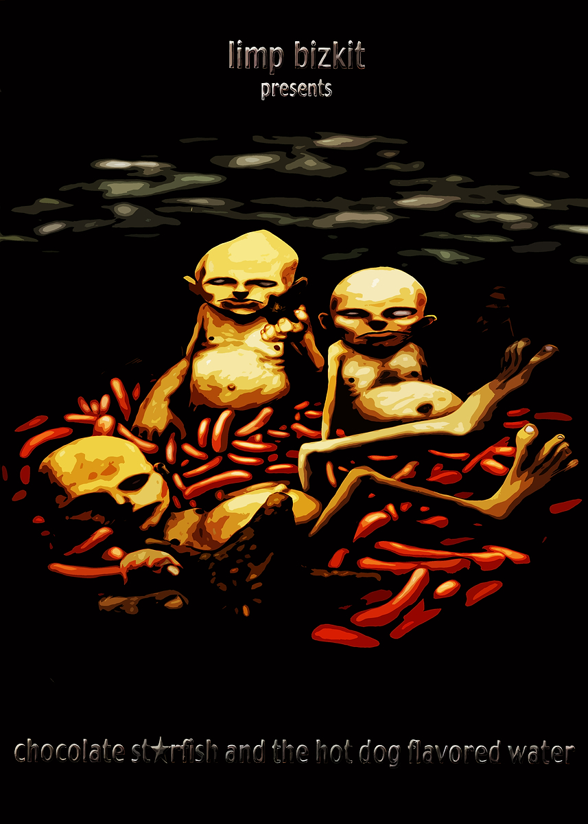 Limp Bizkit Chocolate Starfish Album Art' Poster, picture, metal