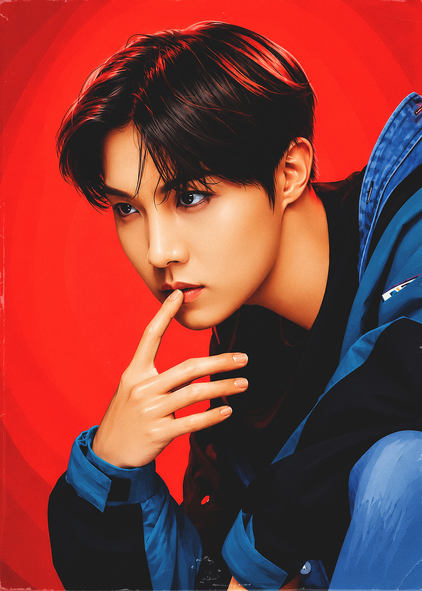 J-Hope BTS ' Poster, picture, metal print, paint by hasyu buntung