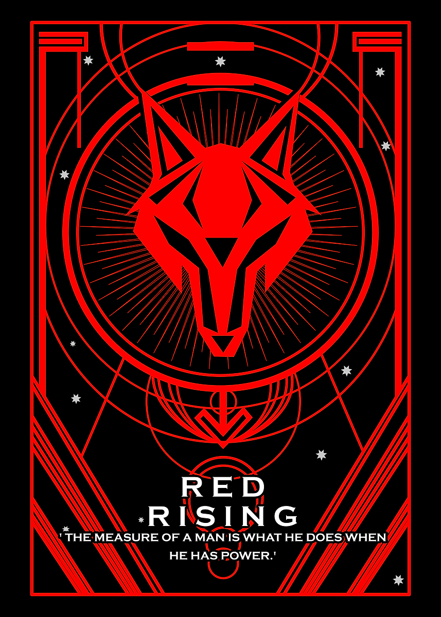 Red Rising Book Color Meaning 'Red Rising Book Art' Poster, picture, metal print, paint by geeks ...