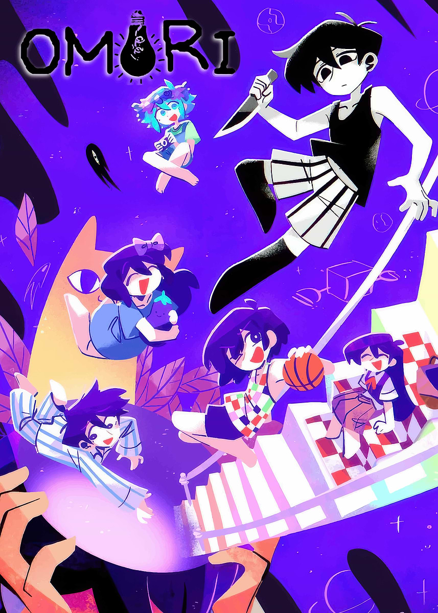OMORI Game Poster' Poster, picture, metal print, paint by alllena
