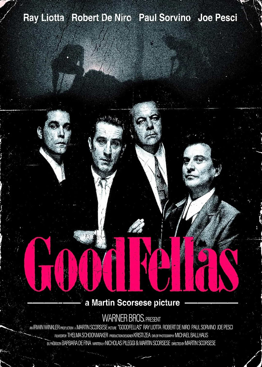 GoodFellas Movie Poster' Poster, picture, metal print, paint by