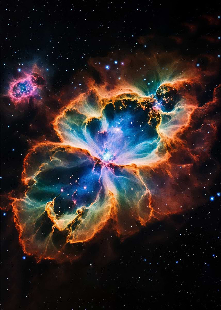 Stunning Nebula in Deep Space' Poster, picture, metal print, paint