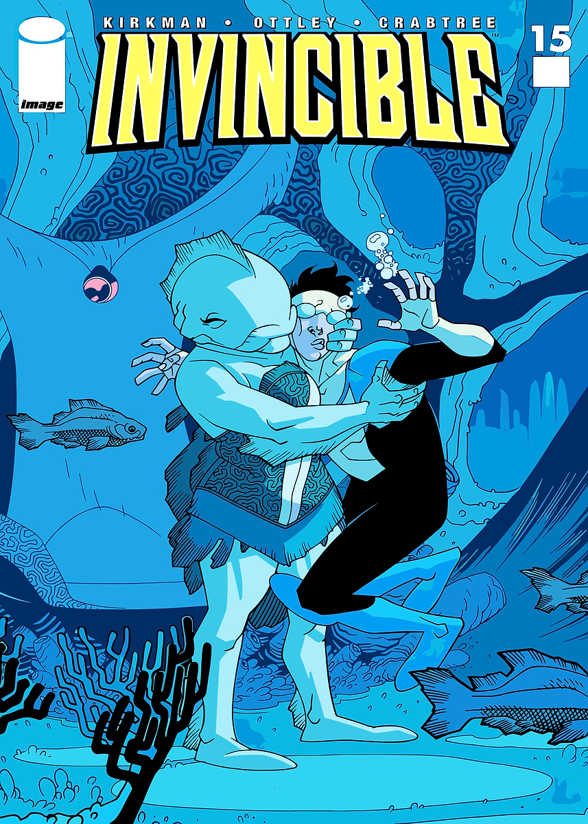 Invincible Custom Covers 'Invincible Comic Cover 15' Poster, picture, metal print, paint by ...