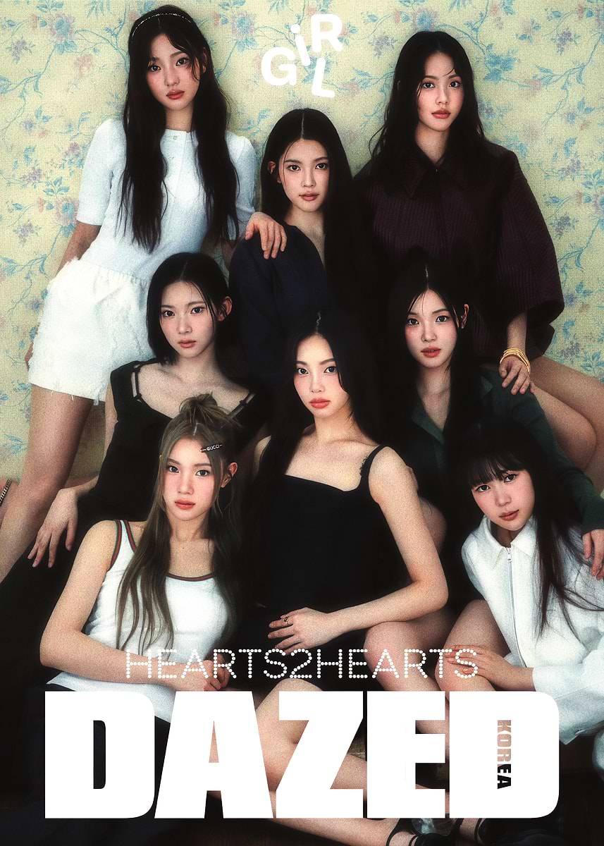 NewJeans for Dazed Korea' Poster, picture, metal print, paint by