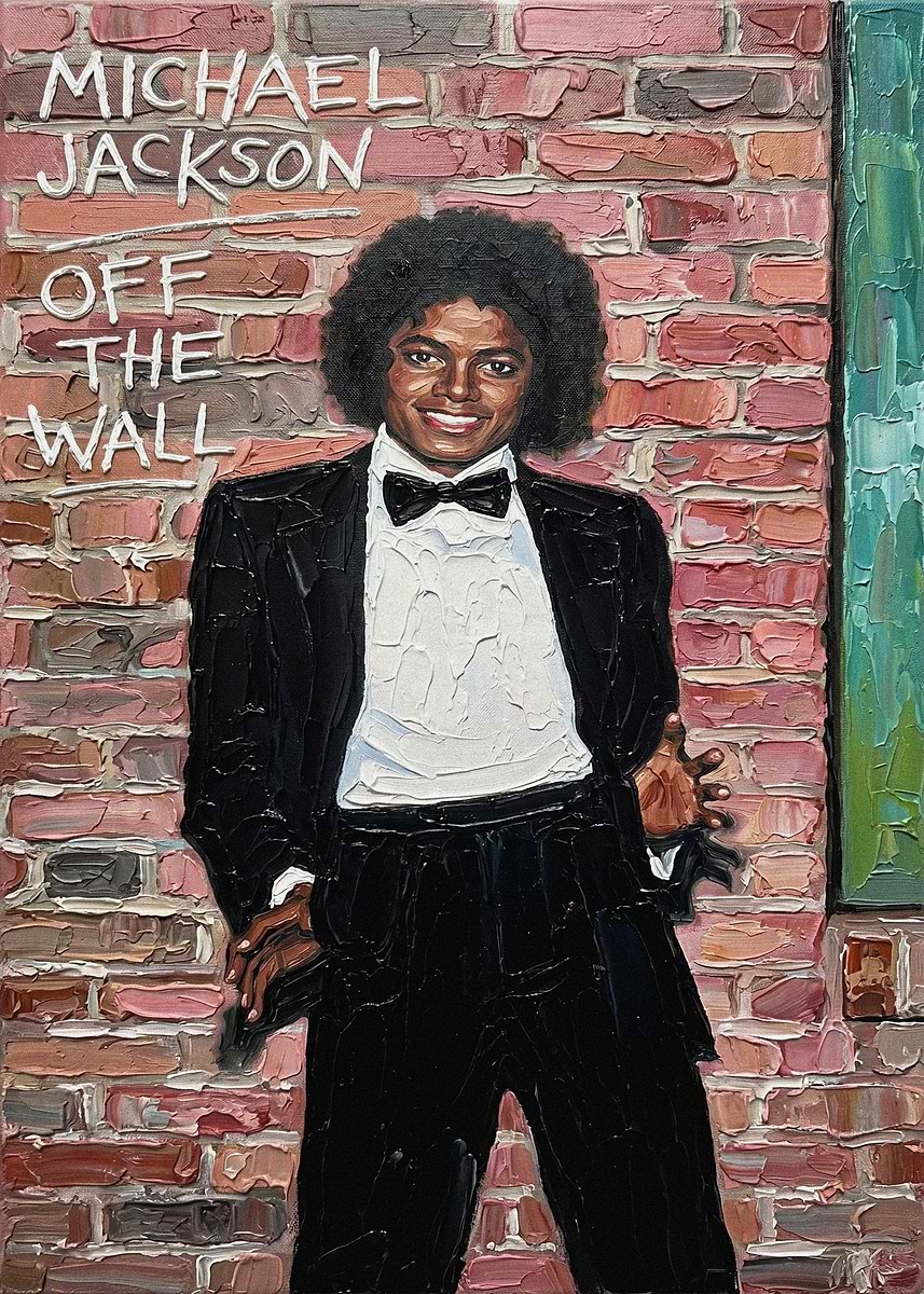 Michael Jackson Off The Wall Painting Poster, Picture & Metal