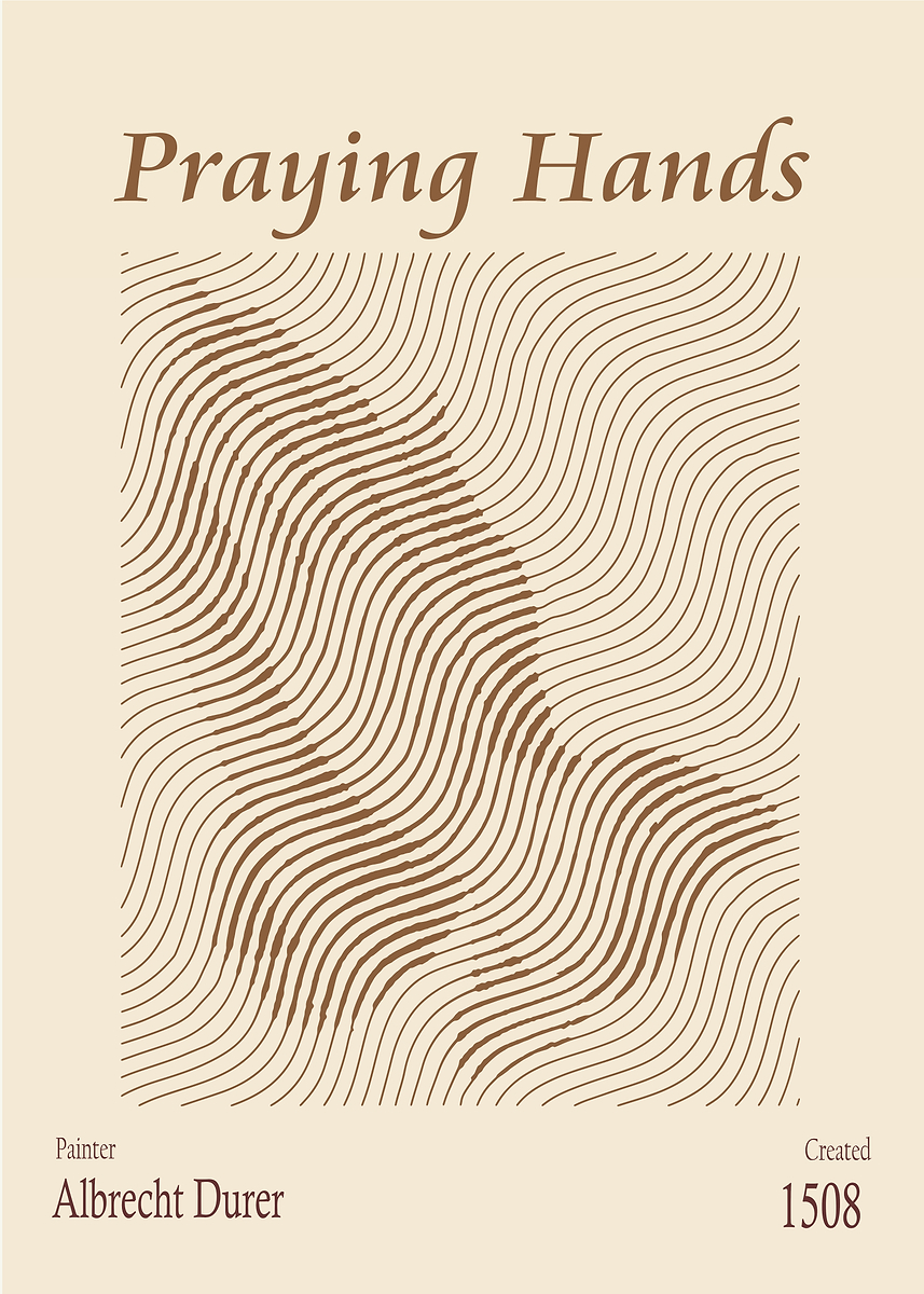 Praying Hands by Albrecht Durer' Poster, picture, metal print
