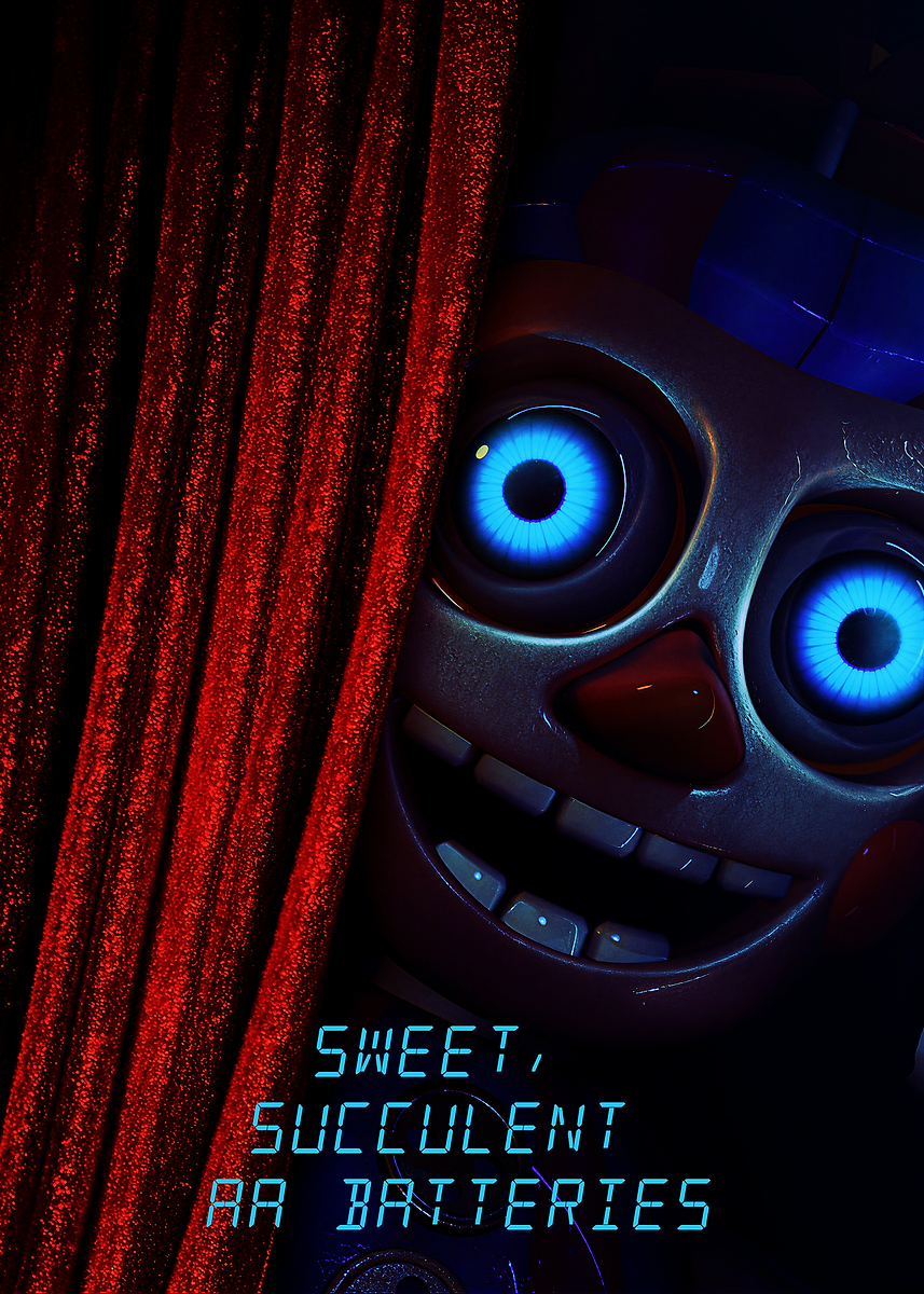 Balloon Boy Five Nights at Freddy's 2 Movie' Poster, picture, metal print,  paint by trekxtherex | Displate