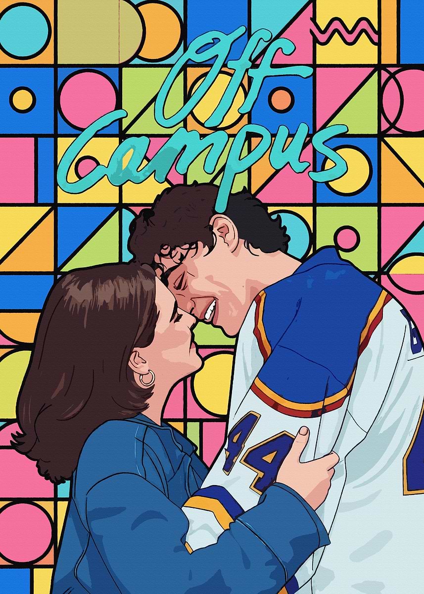 TRUE KiSS DESTiNATiON・dosポスターセット Off Campus Couple Kissing' Poster, picture, metal print, paint by