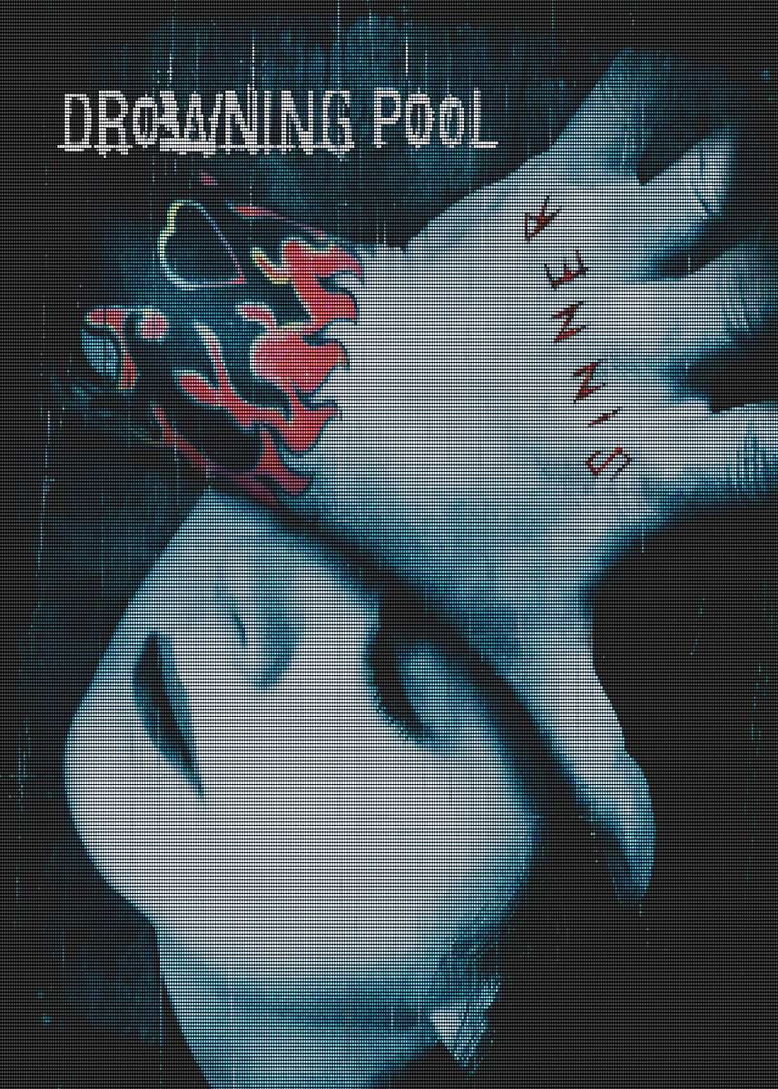Drowning Pool Sinner ' Poster, picture, metal print, paint by Deni