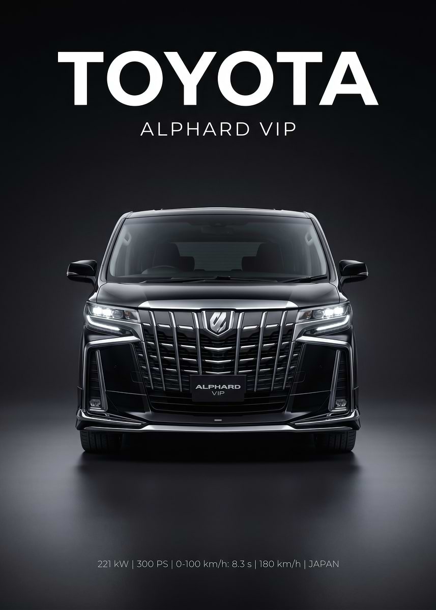 Toyota Alphard VIP' Poster, picture, metal print, paint by Mason