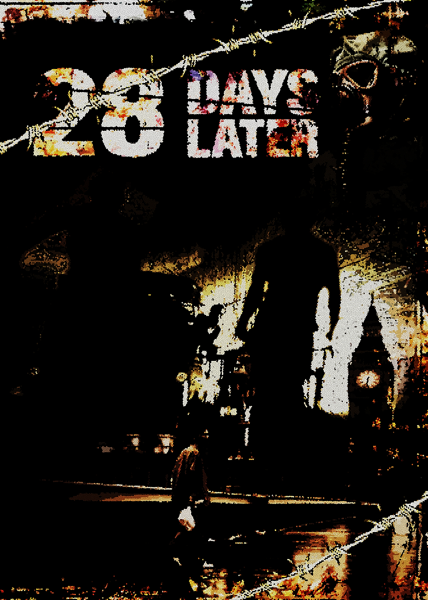 '28 Days Later Movie Poster' Poster, picture, metal print, paint by ...