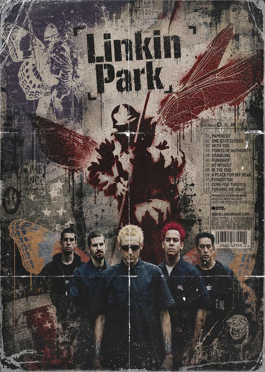 Linkin Park ' Poster, picture, metal print, paint by Sierra Sarah
