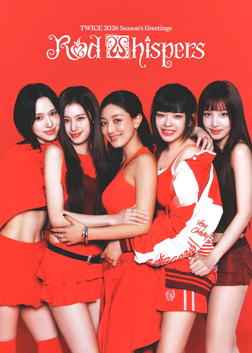 TWICE 2026 Season's Greetings Red Whispers' Poster, picture, metal