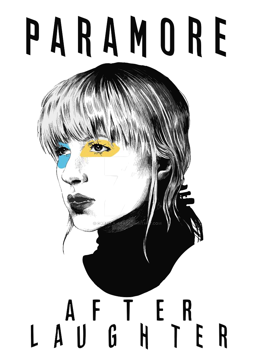 Paramore After Laughter Portrait' Poster, picture, metal print