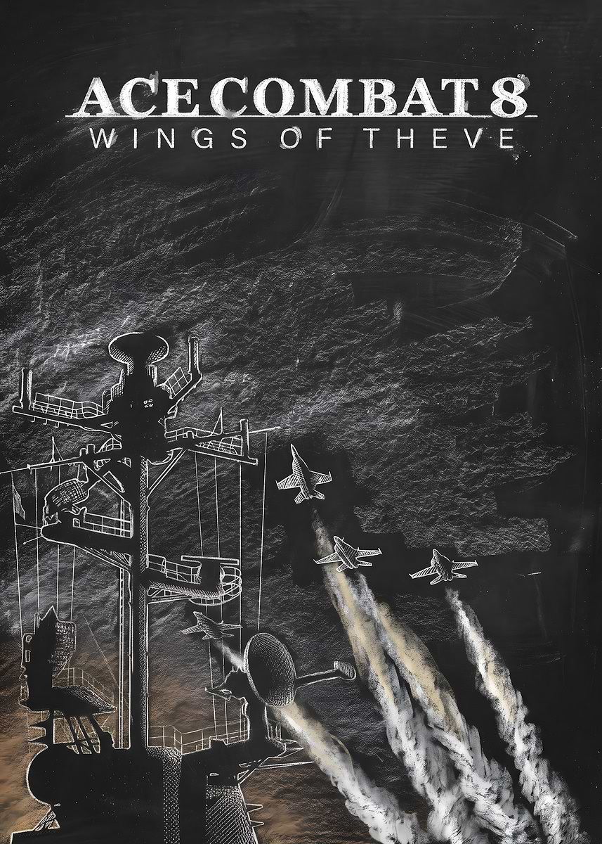 Ace Combat 8 Wings of Theve Poster' Poster, picture, metal print