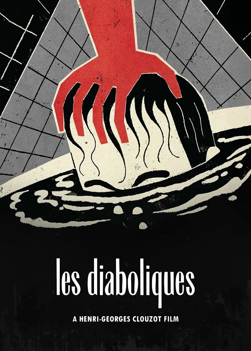 Les Diaboliques' Poster, picture, metal print, paint by Bo Kev