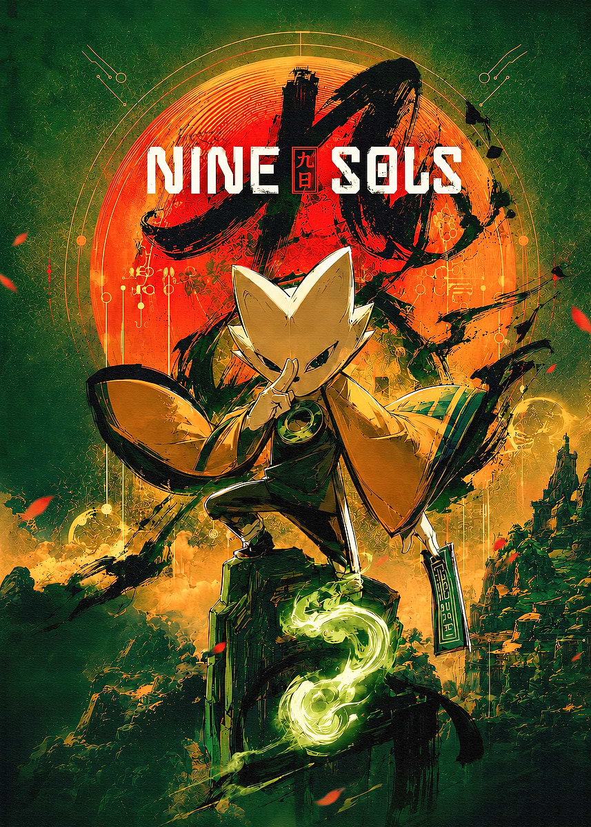 Nine Sols Game Art' Poster, picture, metal print, paint by Kang