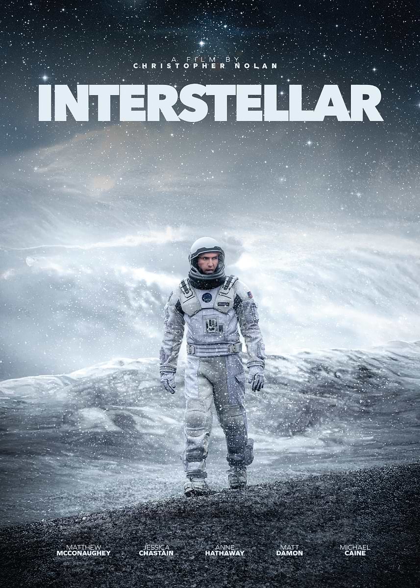 Interstellar Movie Poster' Poster, picture, metal print, paint by
